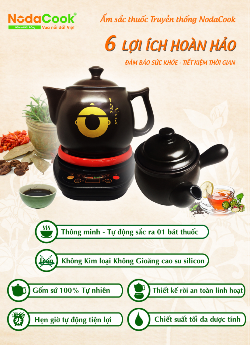 ấm sắc thuốc bắc bằng điện