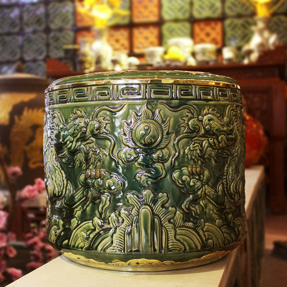 bát hương Ngọc Lục Bảo HL