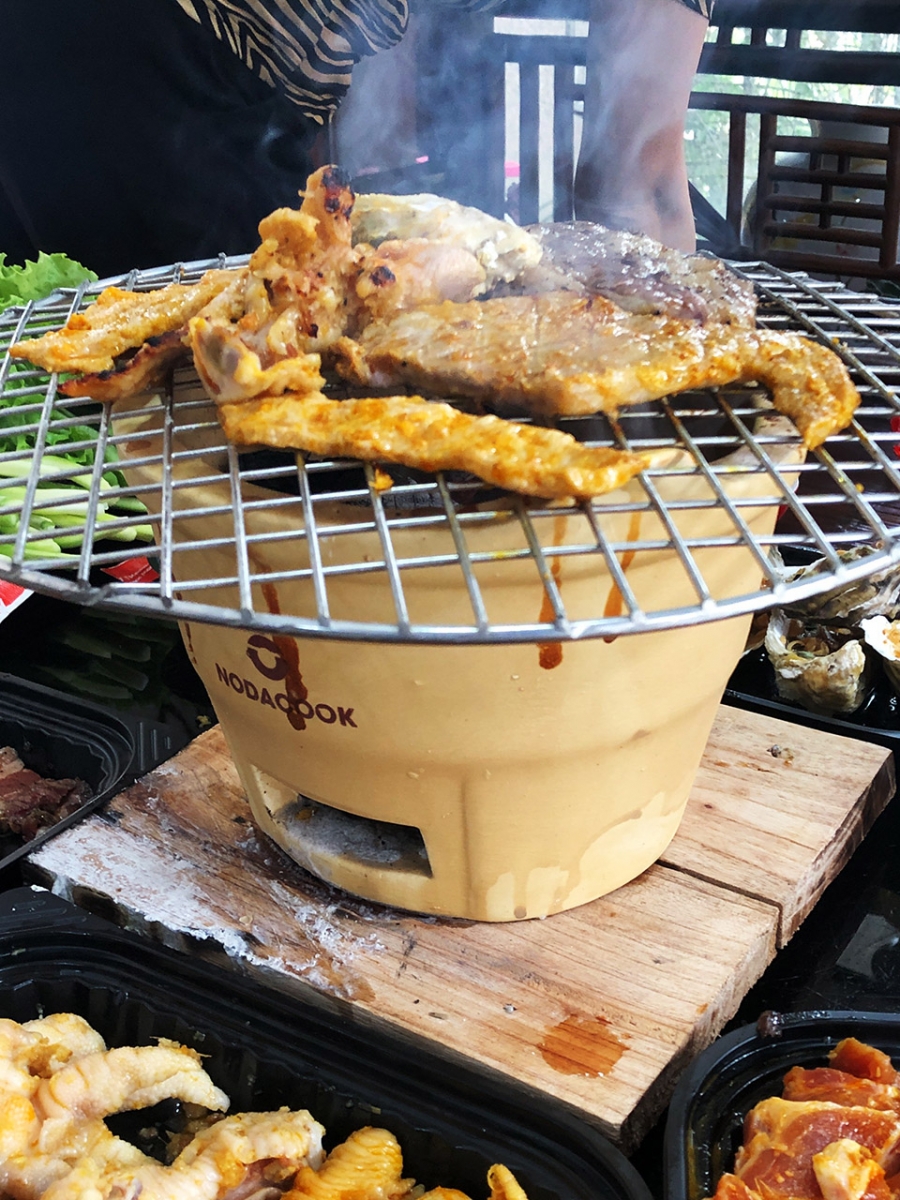 Bếp than mini nướng vỉ