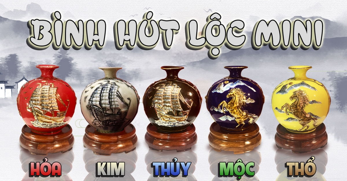 bình hút lộc mini