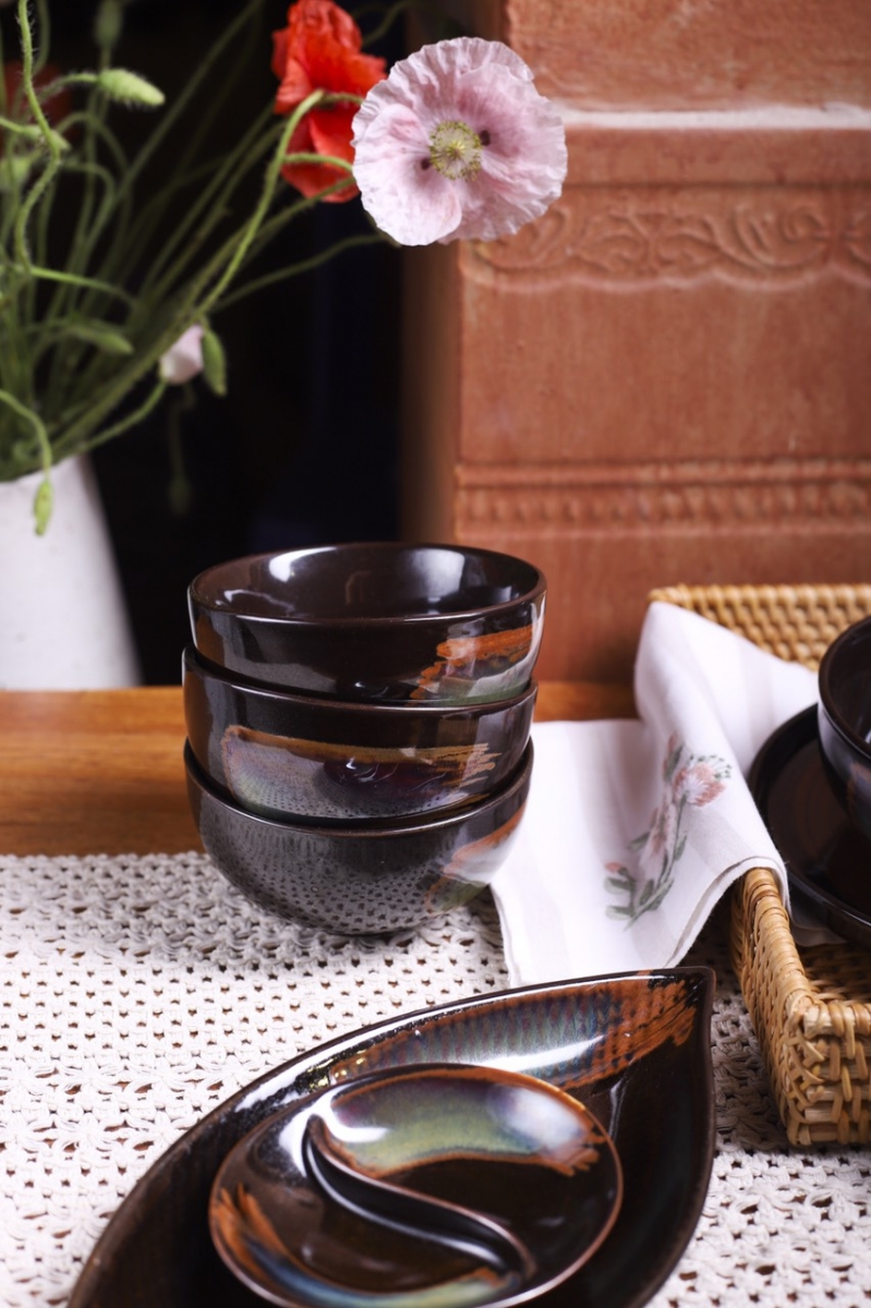 Bộ đồ ăn phong cách Nhật - Gốm Hải Long - Gốm Bát Tràng_6