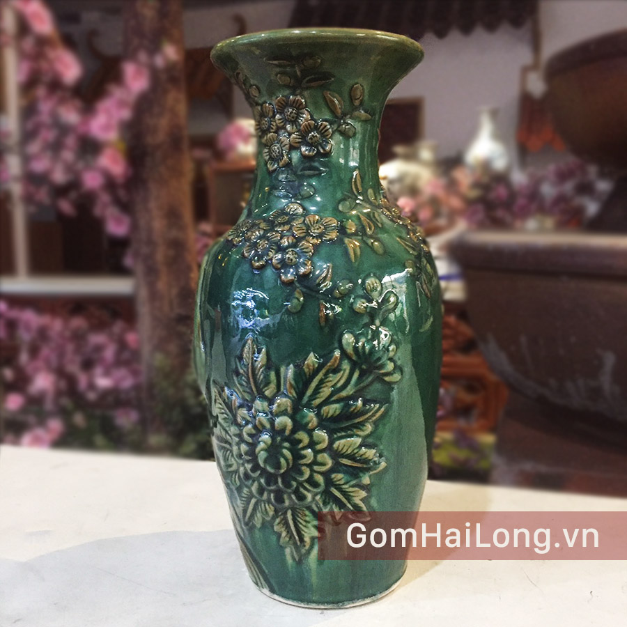 Lo Loc Binh men xanh Luc Bao