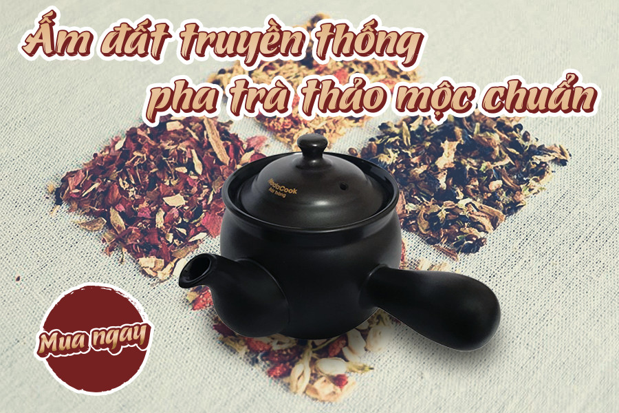 mua ấm đất pha trà thảo mộc