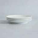 Bộ 03 đĩa sứ một lá phi 18cm (Trắng)