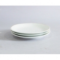 Bộ 03 đĩa sứ một lá phi 20cm (Trắng)