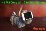 Tượng sứ hình Hà mã hà mã công tử đựng bút gác Smart phone