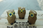 Tượng sứ cú mèo làm quà tặng gốm sứ Bát Tràng