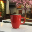 cốc cà phê quai c men đỏ