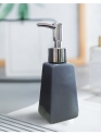Lọ đựng nước rửa tay bằng sứ tráng men - hình thang - ghi xám
