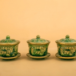 Bát sâm đồ thờ cúng gốm Bát Tràng