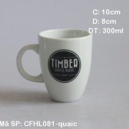Cốc sứ dáng Ý quai C