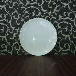 Đĩa sứ tròn phi 20cm (Trắng)