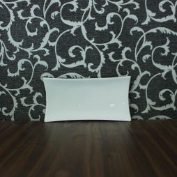 Khay sứ để khăn lã vọng (Trắng)