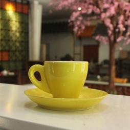 Tách cà phê espresso men vàng