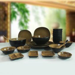 bộ bát đĩa sứ phong cách Nhật