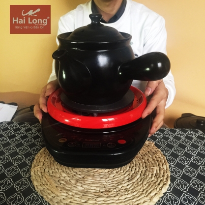 Ấm sắc thuốc bắc bằng điện hẹn giờ 2L NodaCook Bát Tràng
