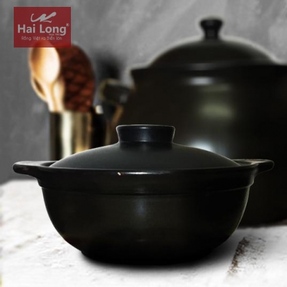 Nồi sứ tráng men kho cá 1.2L NodaCook Bát Tràng