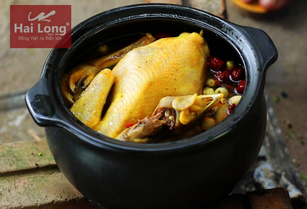 Nồi đất kho cá 3L tráng men đen NodaCook