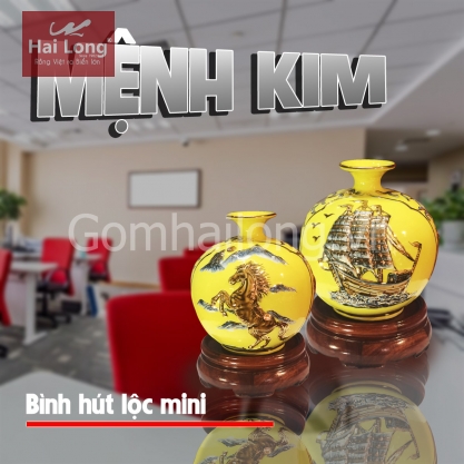 bình hút lộc cho người mệnh kim