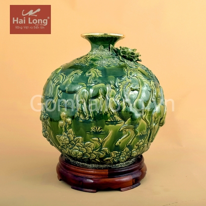 bình hút lộc mã đáo thành công