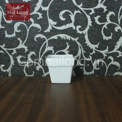 Chén sứ uống rượu dáng vuông (Trắng)