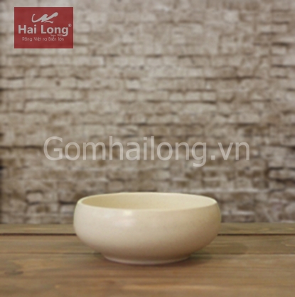 Bát dẹt men mát kem số 2