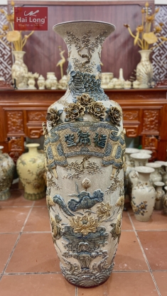 Lộc bình men rạn 1m6