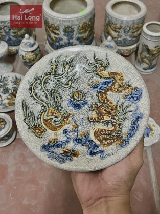 mâm bồng men rạn