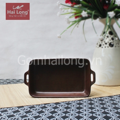 Chảo nướng bánh NodaCook 20x12x4,5 cm (Nâu)